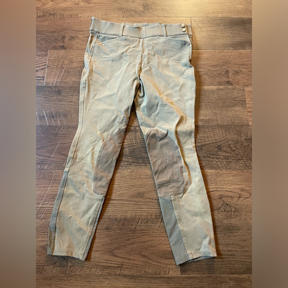Size 28L Arait Heritage tan knee patch breeches